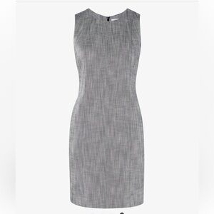 NWT MM LaFleur Carolina flex dress in gray porto weave size 0 zero